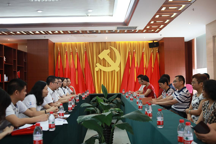 廣州地鐵國家工程實(shí)驗(yàn)室黨支部蒞臨廣電運(yùn)通開展黨建共建回訪活動(dòng)