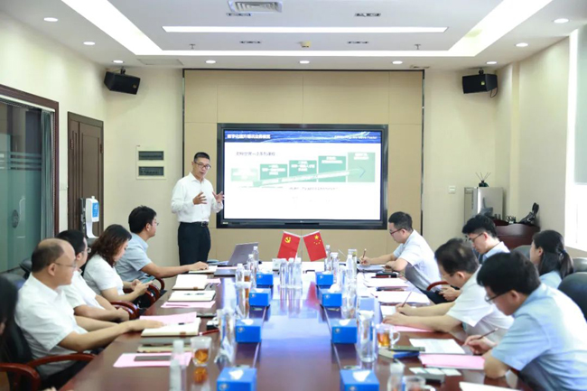 省市金融局領(lǐng)導(dǎo)蒞臨廣電運通調(diào)研金融科技發(fā)展概況